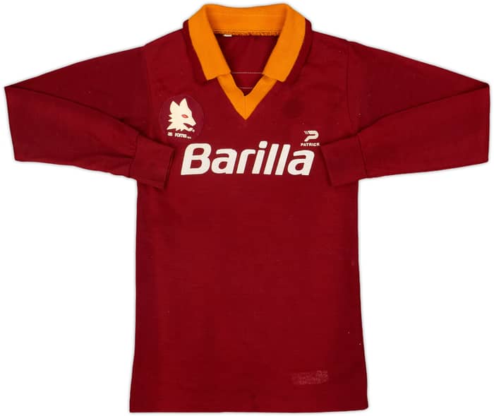 1982-83 Roma Home L/S Shirt #5 - 8/10 - (M.Boys)
