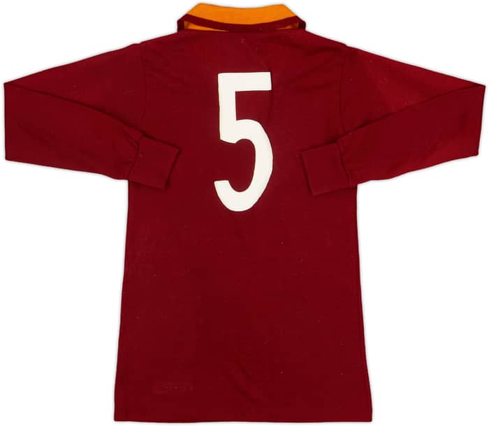 1982-83 Roma Home L/S Shirt #5 - 8/10 - (M.Boys)