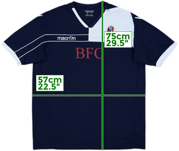 2016-17 Bologna Macron Training Shirt - 5/10 - (L)