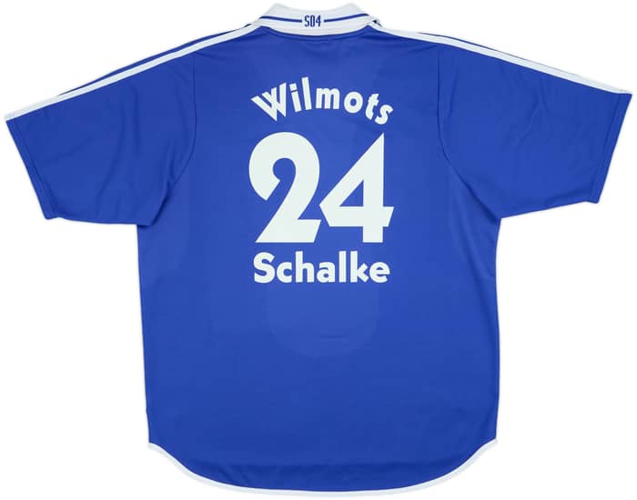 2001-02 Schalke Home Shirt Wilmots #24 - 6/10 - (XL)