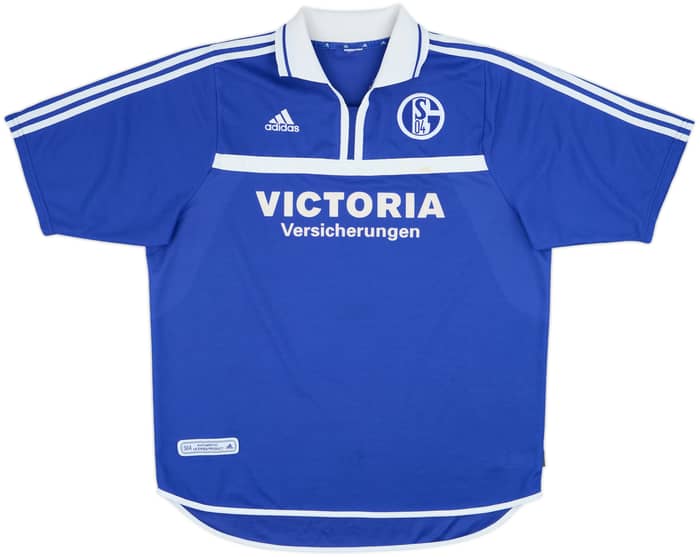 2001-02 Schalke Home Shirt Wilmots #24 - 6/10 - (XL)