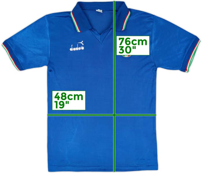 1986-91 Italy Home Shirt - 8/10 - (L)