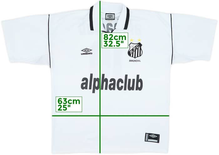 2000 Santos Home Shirt #10 - 6/10 - (XL)