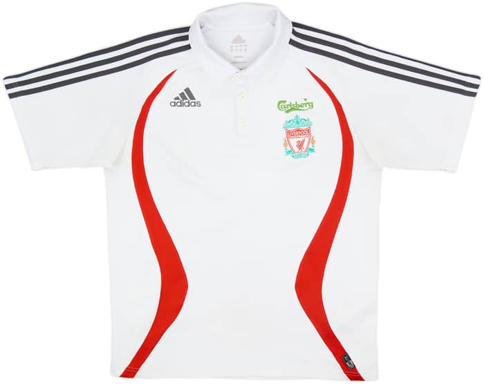 2006-07 Liverpool adidas Polo Shirt - 6/10 - (M)