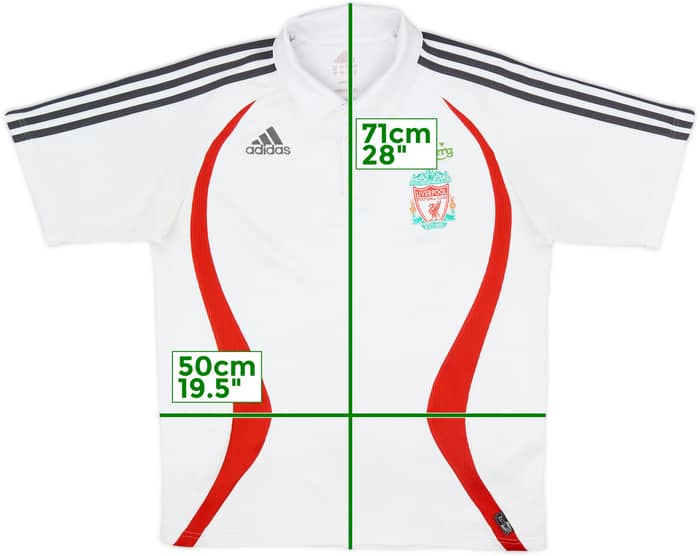 2006-07 Liverpool adidas Polo Shirt - 6/10 - (M)