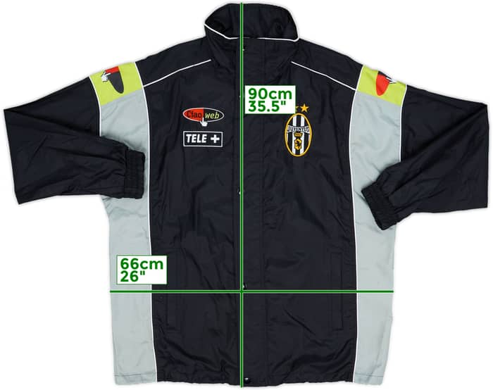 2001-02 Juventus 'Ciaoweb' Lotto Track Jacket - 8/10 - (L)