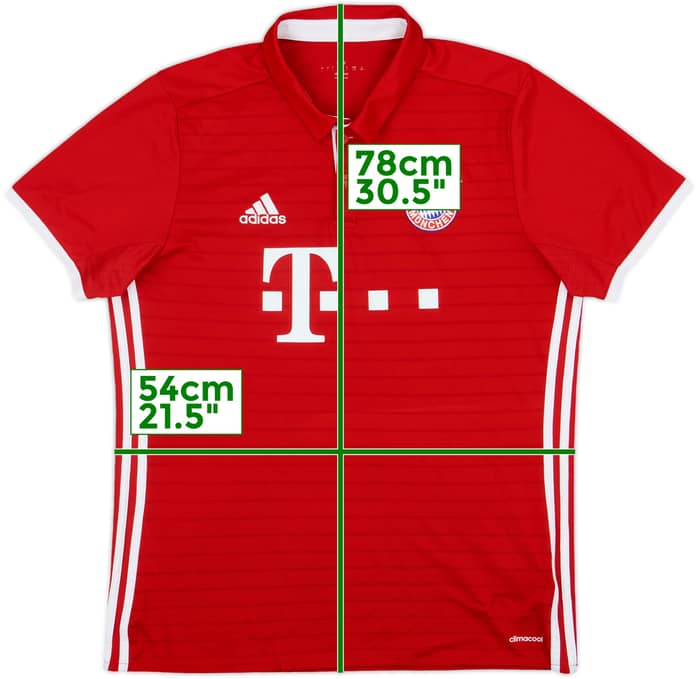2016-17 Bayern Munich Home Shirt - 4/10 - (L)