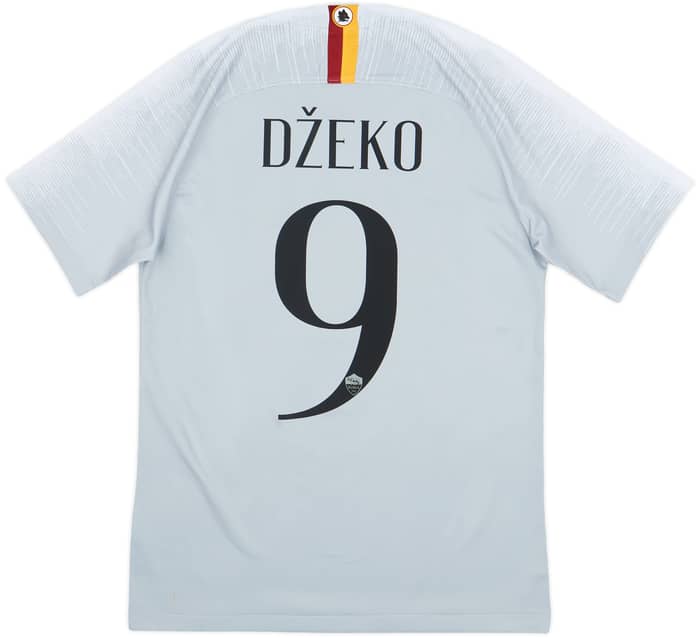 2018-19 Roma Away Shirt Dzeko #9 - 8/10 - (S)