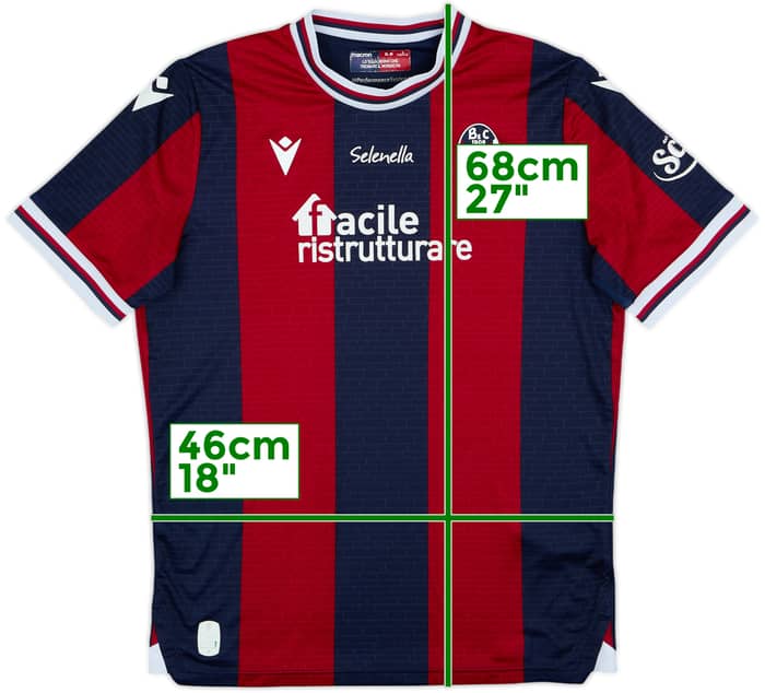 2020-21 Bologna Home Shirt - 7/10 - (XL.Boys)
