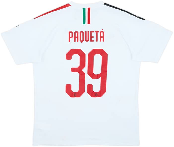2019-20 AC Milan Away Shirt Paqueta #39 - 4/10 - (L)