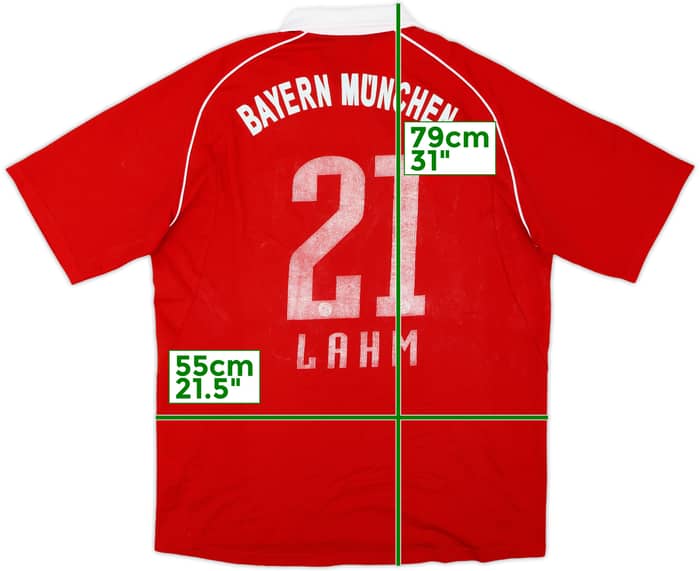 2005-06 Bayern Munich Home Shirt Lahm #21 - 4/10 - (L)