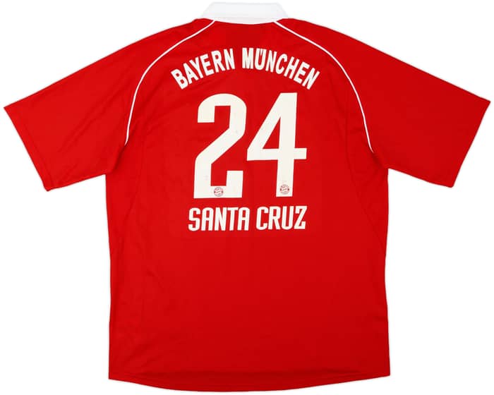 2005-06 Bayern Munich Home Shirt Santa Cruz #24 - 7/10 - (XL)