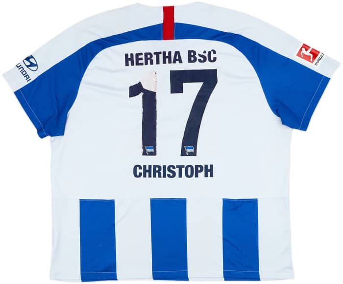 2019-20 Hertha Berlin Home Shirt Christoph #17 - 3/10 - (3XL)