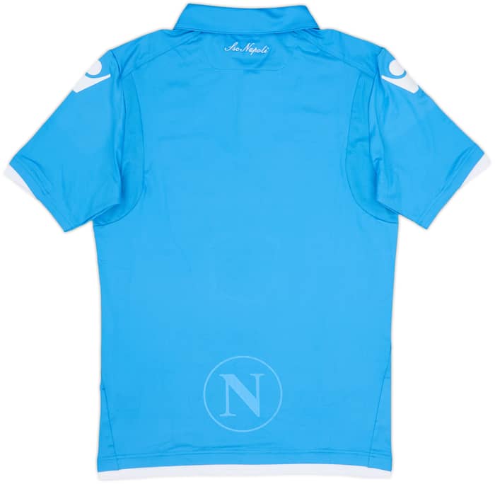2014-15 Napoli Signed Home Shirt (L)