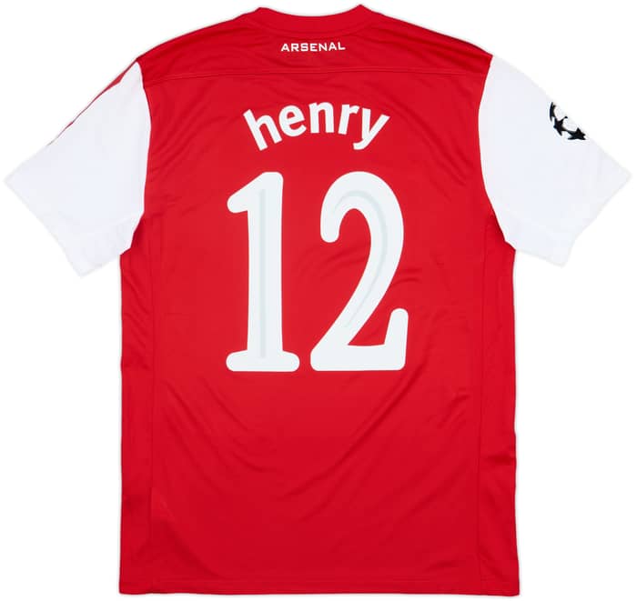 2011-12 Arsenal Home Shirt Henry #12 - 8/10 - (M)