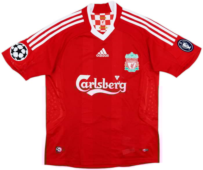 2008-10 Liverpool Home Shirt Alonso #14 - 6/10 - (L.Boys)