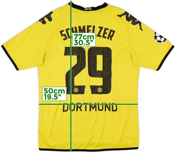2011-12 Borussia Dortmund European Home Shirt Schmelzer #29 - 5/10 - (M)