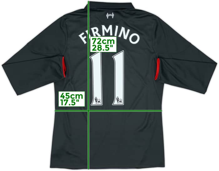 2015-16 Liverpool Third L/S Shirt Firmino #11 - 10/10 - (S)