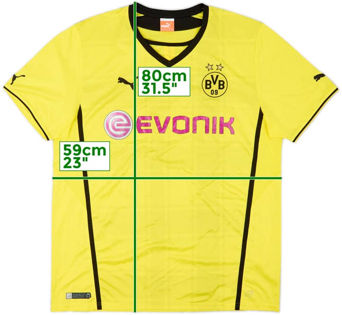 2013-14 Borussia Dortmund Home Shirt - 5/10 - (XXL)