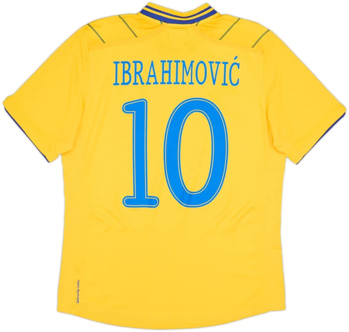 2012-13 Sweden Home Shirt Ibrahimovic #10 - 10/10 - (M)