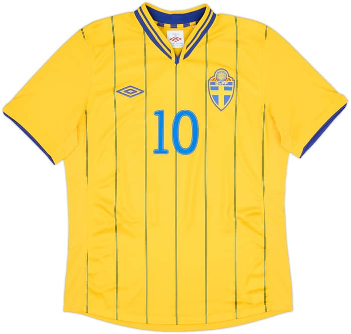 2012-13 Sweden Home Shirt Ibrahimovic #10 - 10/10 - (M)