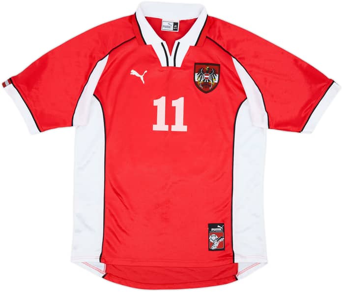 1998 Austria Away Shirt #11 - 6/10 - (XL)
