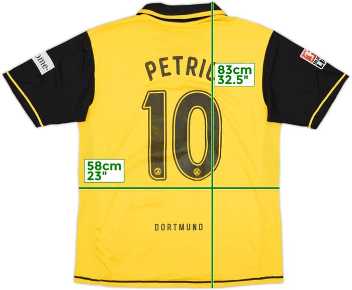 2007-08 Borussia Dortmund Home Shirt Petric #10 - 6/10 - (XL)