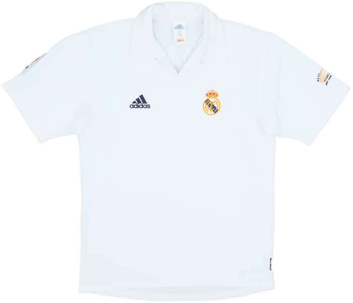 2001 Real Madrid Home Shirt Zidane #5 - 9/10 - (S)