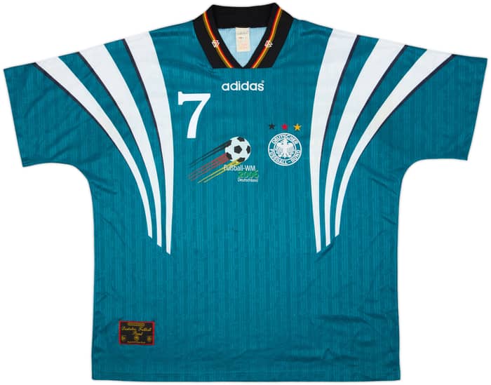 1996-98 Germany WM2006 Away Shirt Moller #7 - 8/10 - (XXL)