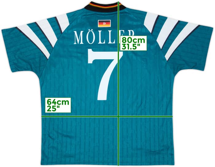 1996-98 Germany WM2006 Away Shirt Moller #7 - 8/10 - (XXL)