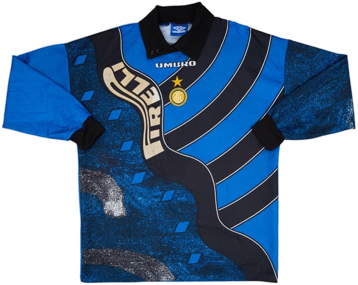 1995-96 Inter Milan GK Shirt - 8/10 - (XL)