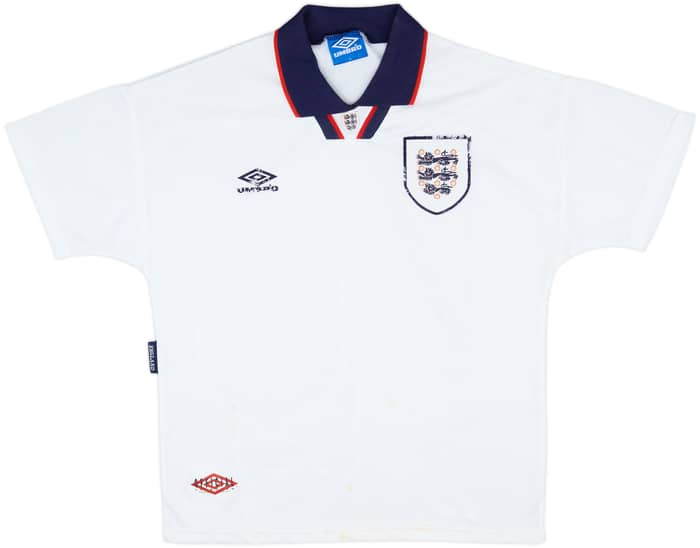 1993-95 England Home Shirt - 5/10 - (L)