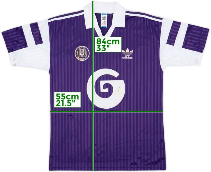 1990-92 Anderlecht Away Shirt - 6/10 - (L)