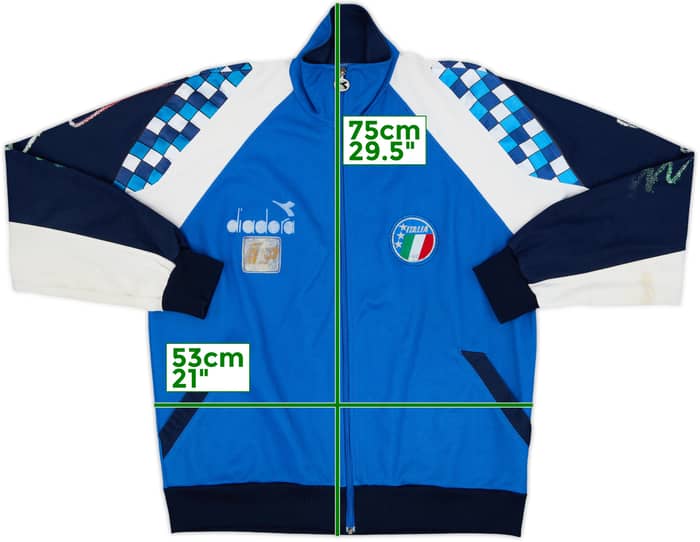 1990 Italia Diadora Chaqueta de Chándal - 6/10 - (L)