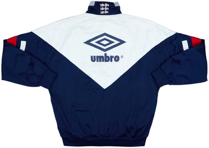 1990-92 England Umbro Track Jacket - 8/10 - (XL)