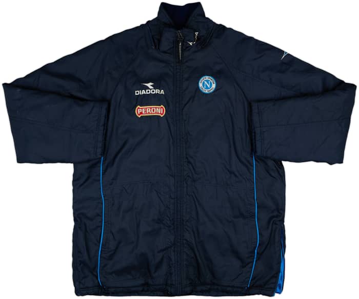 2000-01 Napoli Diadora Padded Bench Coat - 7/10 - (XL)