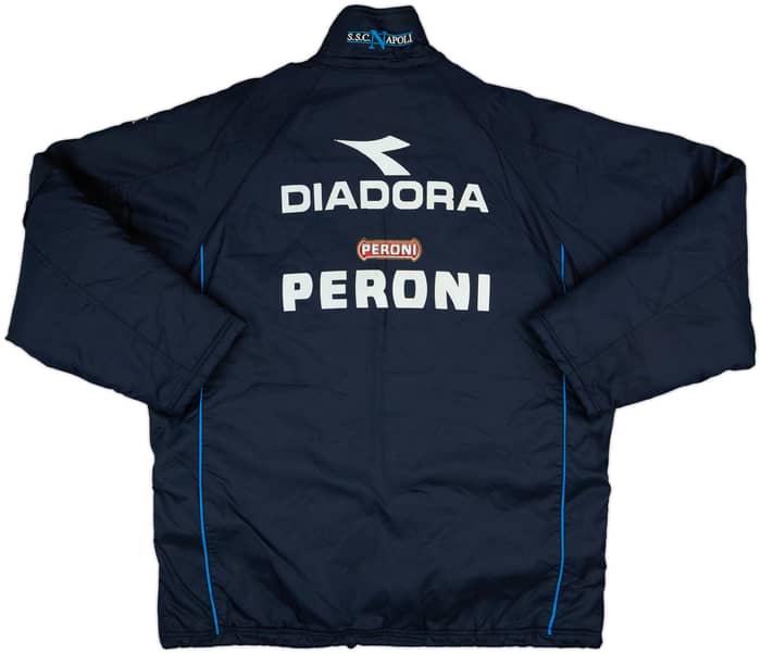 2000-01 Napoli Diadora Padded Bench Coat - 7/10 - (XL)