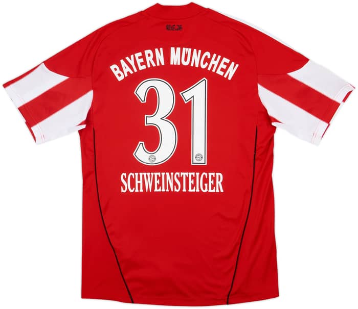 2010-11 Bayern Munich Home Shirt Schweinsteiger #31 - 6/10 - (M)