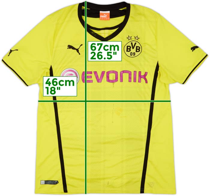 2013-14 Borussia Dortmund Home Shirt - 3/10 - (M)