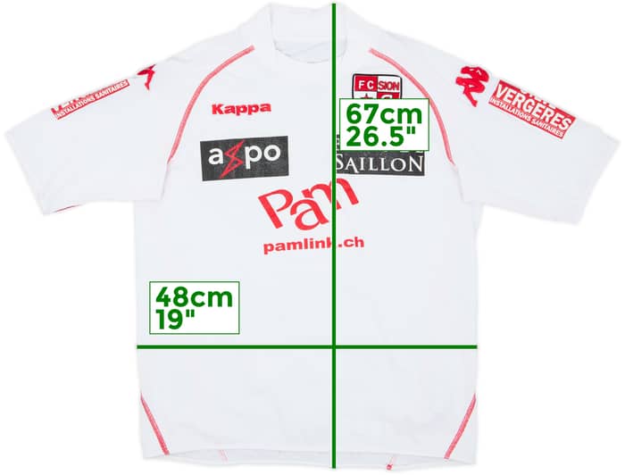 2008-09 FC Sion Home Shirt - 6/10 - (XL)