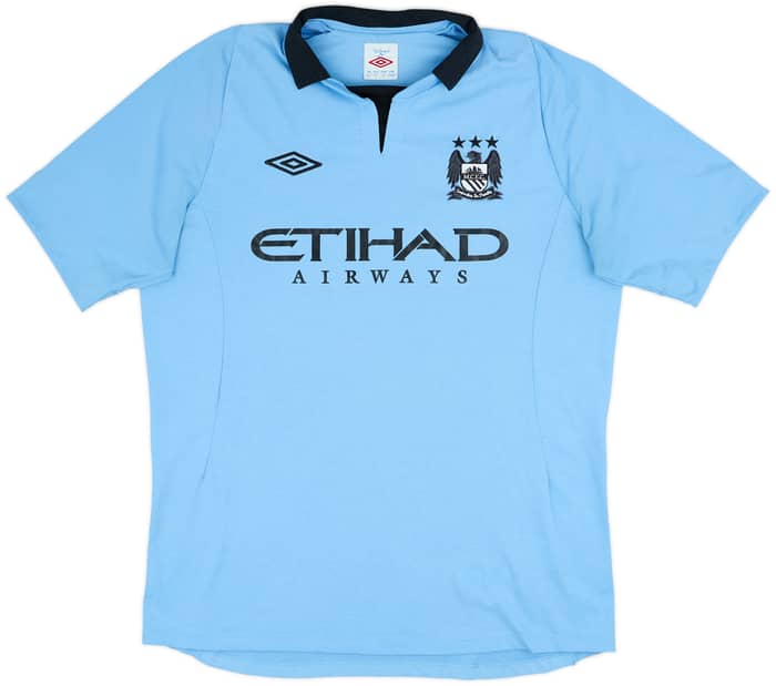 2012-13 Manchester City Home Shirt Kun Aguero #16 - 8/10 - (L)
