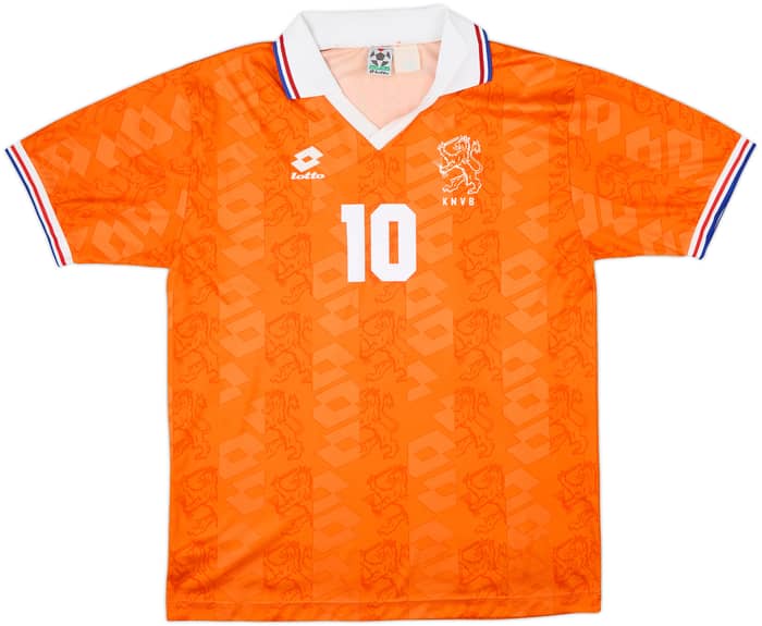 1994 Netherlands Home Shirt Bergkamp #10 - 8/10 - (XL)