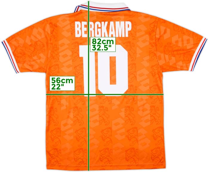 1994 Netherlands Home Shirt Bergkamp #10 - 8/10 - (XL)
