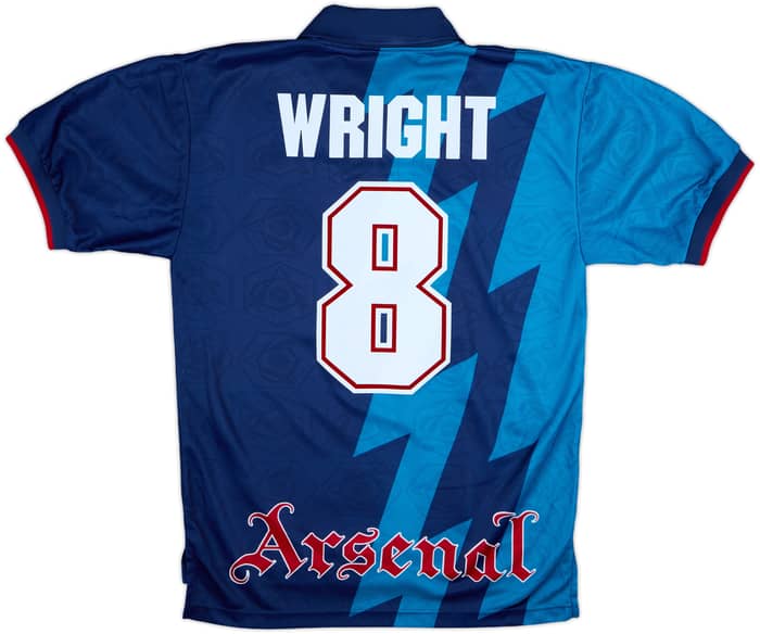 1995-96 Arsenal Away Shirt Wright #8 - 8/10 - (S)