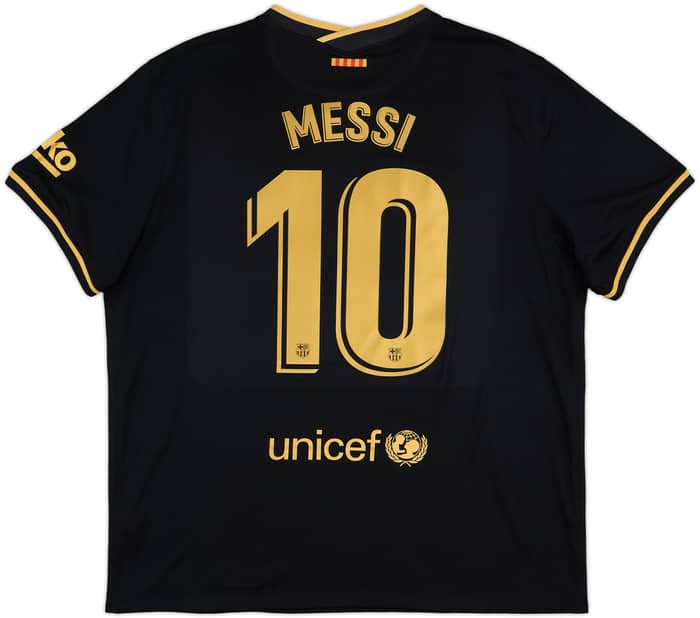 2020-21 Barcelona Away Shirt Messi #10 - 8/10 - (XXL)