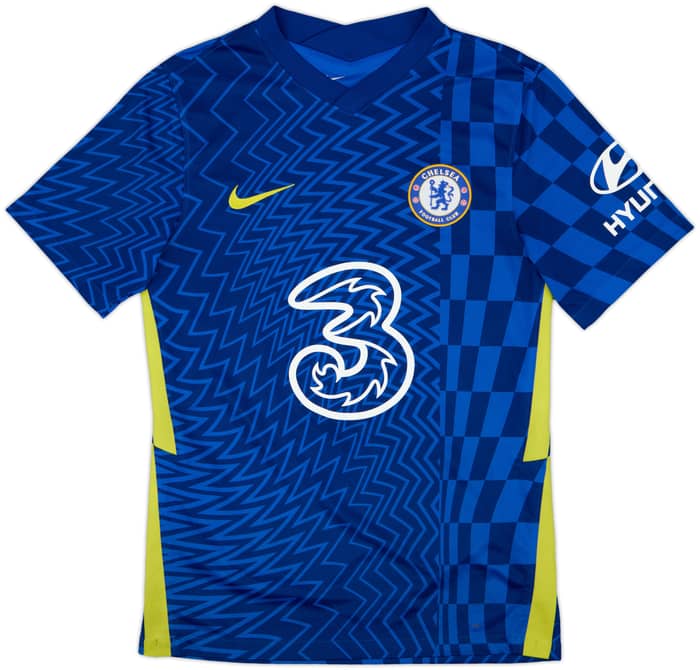 2021-22 Chelsea Home Shirt Kante #7 - 7/10 - (S)