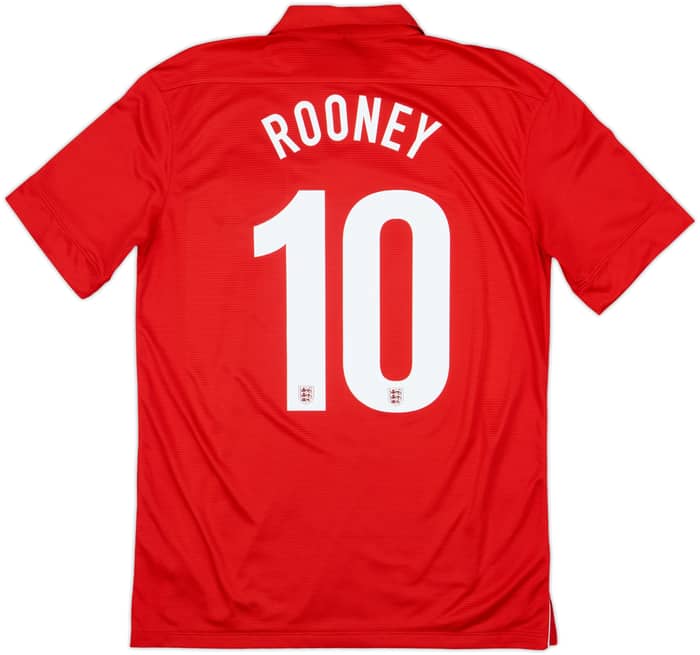 2013 England Away 150th Anniversary Shirt Rooney #10 - 9/10 - (M)