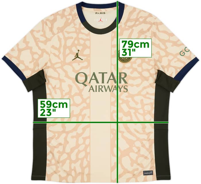 2023-24 Paris Saint-Germain Fourth Shirt - 9/10 - (XL)