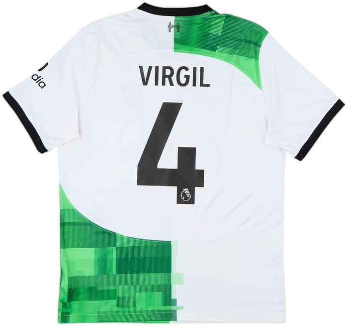 2023-24 Liverpool Away Shirt Virgil #4 - 7/10 - (L)