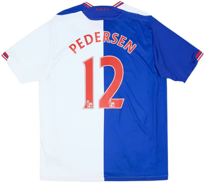2009-10 Blackburn Home Shirt Pedersen #12 - 8/10 - (L)